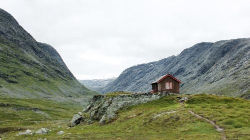 Grotli, Norway: An archival image featured in the backcountry section of the book.