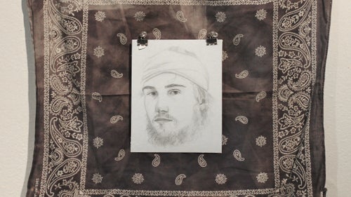 Rue, pictured in this self-portrait, says he usually starts his hikes—which last from two weeks to two months—alone but ends up joining other groups. “I like to hop in with other groups of hikers and stay with them for a week at a time,” he says. “That way I could get to know them, make sketches of them, and get all of their stories.”