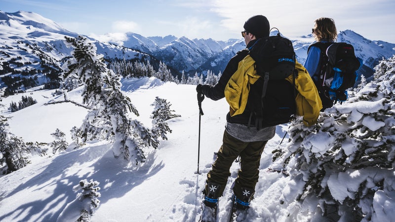 Untouched snow in Garibaldi Provincial Park.