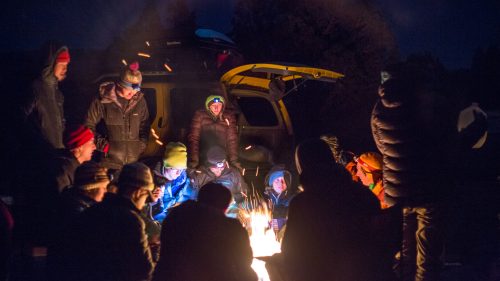 This November brought warm days and cool nights to Indian Creek, perfect conditions for the area’s demanding splitter cracks, so-called because the wall appears to have split open. Climbers from around the country came to celebrate at the Creek, often gathering post-climb to share beer and stories around a bonfire.