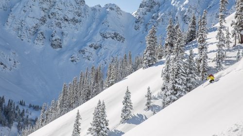 A week-long all-inclusive heli-ski trip to Canada or Alaska is a life-altering experience, but with price tags in the realm of $10,000, it’s not one most of us can afford. Good thing there’s Silverton Mountain, Colorado, the only spot in the lower 48 that offers single drop heli ski laps. For $179, plus the price of a lift ticket, you can get picked up by a chopper and delivered to the top of a nearby backcountry peak, where one blissful run of untracked powder awaits.