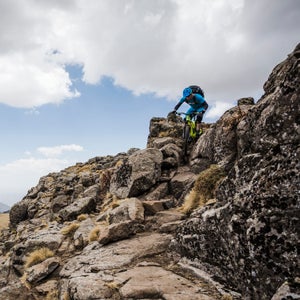 In late February, I went with a small team of mountain bikers, including MTB World Cup champ Kamil Tatarkovic and pro mountain bike racer Sarah Leishman, on an expedition to the Simien Mountains of northern Ethiopia. The stated goal was to summit the country’s highest peak, 14,928-foot Ras Deshan, and ride back down. The expedition was a terrible idea, mostly because the trails were sometimes about as rideable as cocaine-addled donkeys. There were 1,500-vertical-foot hike-a-bikes—both up and down. Every single one of us went over the bars. The crew caught dozens of scrapes, a softball-size contusion, a festering eye infection, and stitches in the chin. And day after day, we were half-wheeled and passed by muleteers and local marathon runners.  And yet our Giro-sponsored group made the trip’s high point and found some incredible singletrack along the 10-day route. We saw some of the world’s wildest and most untamed mountains, shared trailside injera with villagers who spoke only Amharic, were chased by exuberant children at almost every turn, learned the Ethiopian national shoulder dance (badly!), and pedaled our bikes in places that few people will ever be lucky enough to experience.