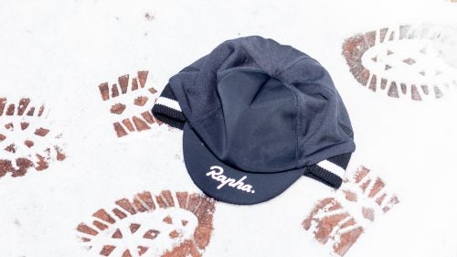 For the past couple of weeks it’s been hovering around 20 degrees when I leave my house in the morning on my bike (I commute from Albuquerque to Santa Fe via bike, then train). Add the wind chill at 20mph and it’s downright brutal. At these temps, the only thing I’ve found that keeps my noggin warm is Rapha’s Deep Winter hat. A windproof front panel cuts the ice-y air, merino ear panels keep my ears from turning deep red, and a merino lining wicks moisture once I start pedaling. It also fits well under a helmet.—Jakob Schiller, associate editor