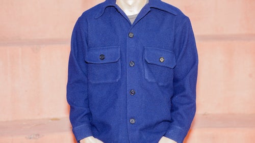 Levi’s Vintage Clothing Wool Shirt Jacket is the grandfather of the modern shacket. A thick, electric-blue wool fabric cuts the cold. We love the peacoat-style buttons on the front and cuffs paired with the old-school tapered collar.