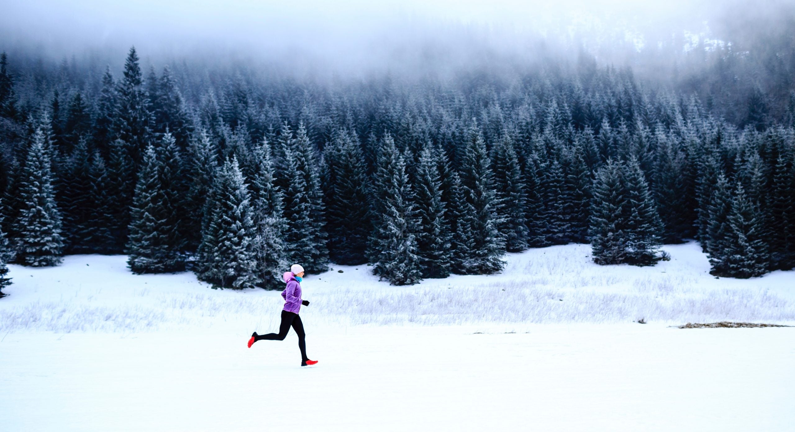 There's no need to retire your running shoes come winter.
