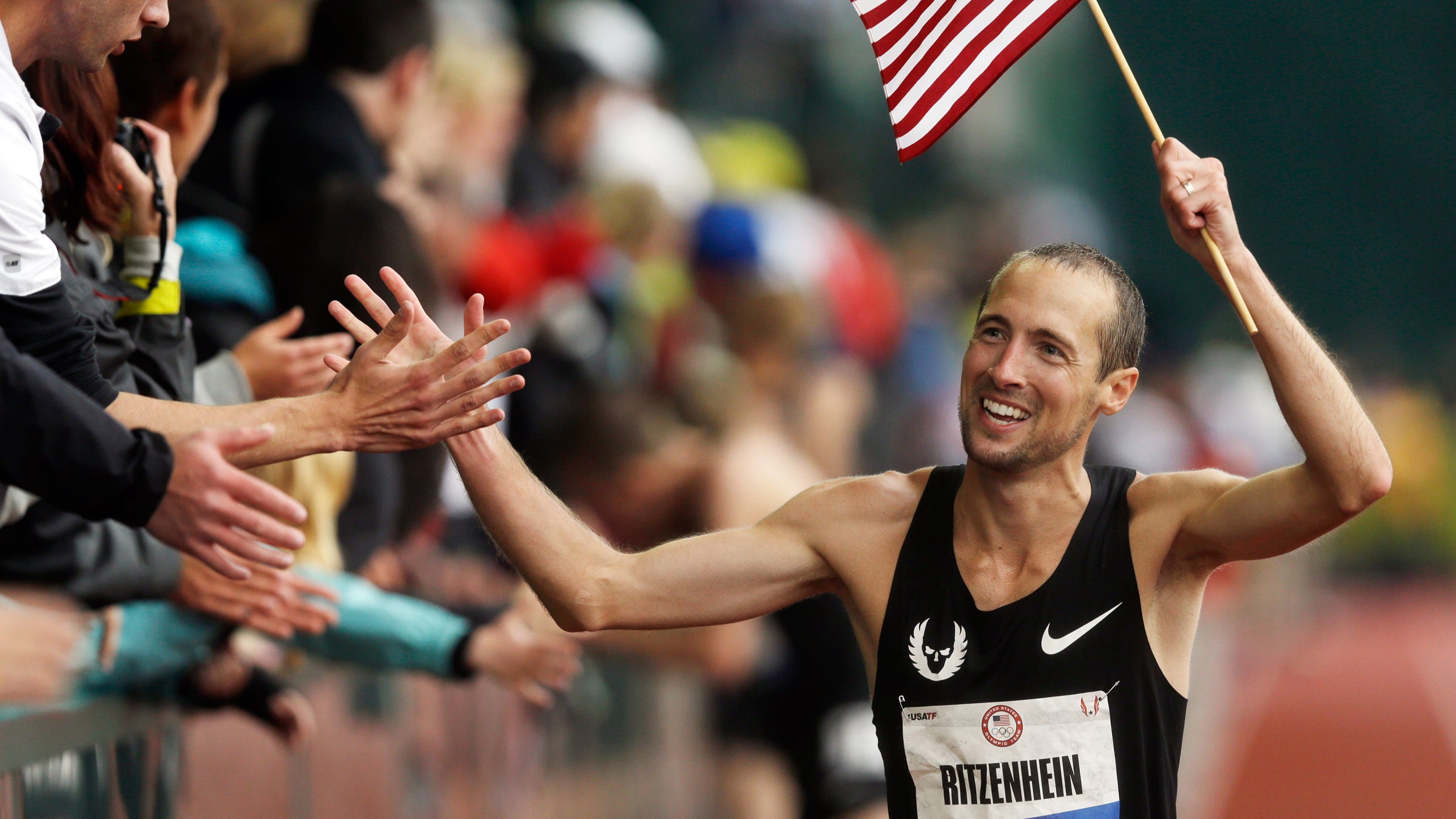Ritzenhein at the U.S. Olympic Trials.