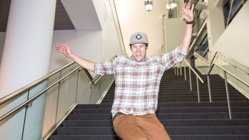 Like any other sport, skiing has its legends and current all-stars—those people who set the bar when it comes to what’s possible on skis. We ran into several of these icons last week at the annual SnowSports Industries America tradeshow in Denver, and photographed the six you should know.
Cody Townsend, Pro Skier
Even if you don’t know his name, you’ve likely seen Cody ski. Back in 2014, the Tahoe, California-based pro skied what might be the most famous line of all time, when he threaded a narrow, ultra-steep chute in southwest Alaska. The YouTube clip promptly went viral—and for good reason. He’s also married to pro-skier Elyse Saugstad and the co-founder of Arcade Belts.