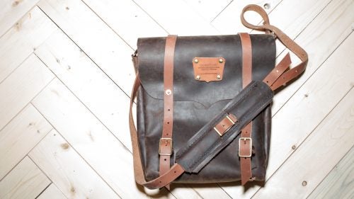 We’re big fans of Montana’s burgeoning outdoor industry, and Goertzen’s Scout Bag, handmade in Missoula, is just one more example of the high-quality products the state’s pumping out. With a contrasting leather outer, this bag will gobble up most laptops and notebooks while still maintaining its slim shape. And like the Tanner wallet, the Scout will only get better with age.