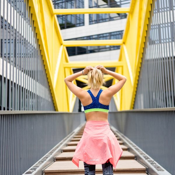 A good base layer—like these bras—should move sweat away from your skin and trap air for insulation.