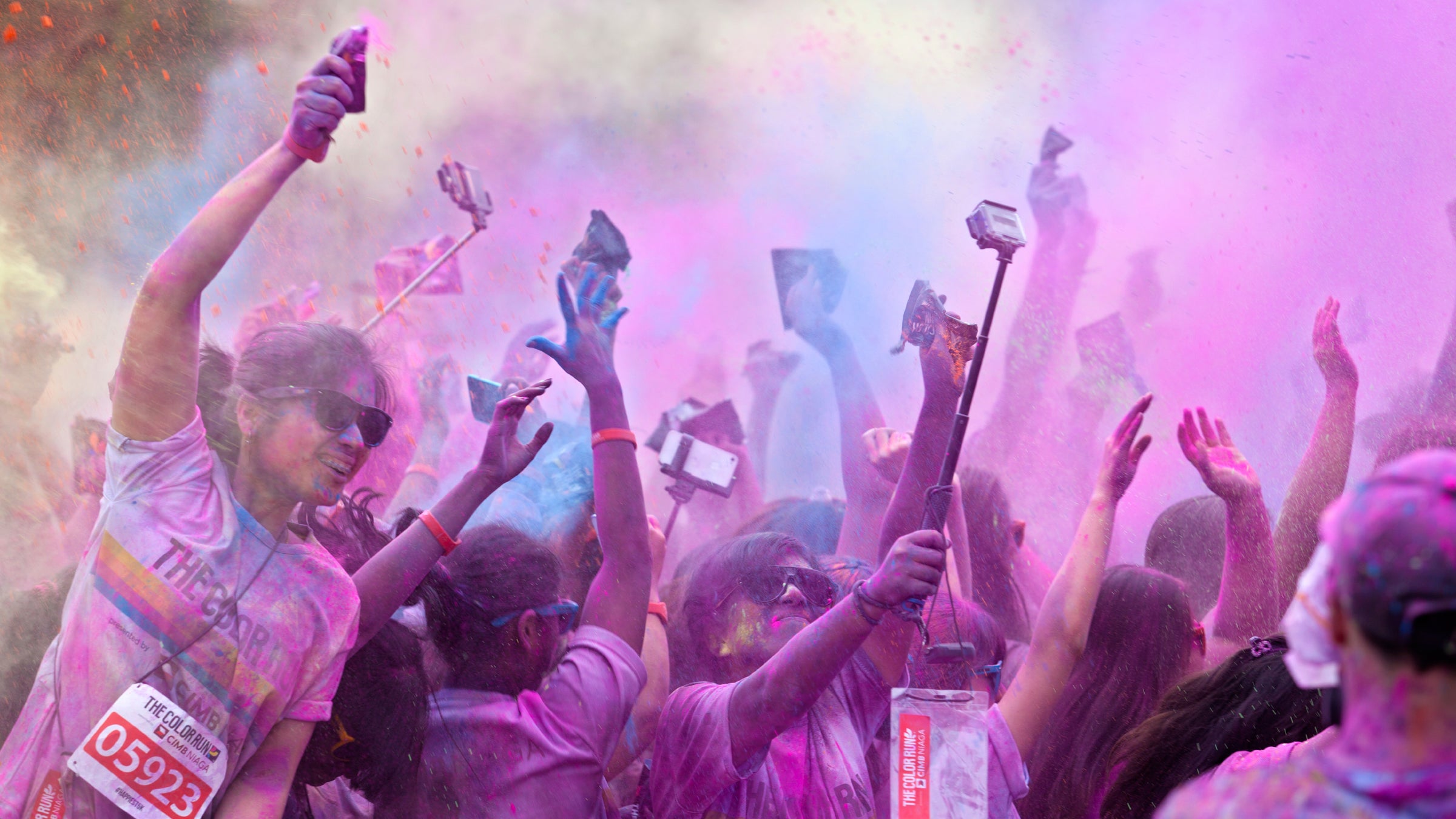 An article from The Wall Stree Journal suggests millenials are more interested in running for show—in the form of color runs, Tough Mudders, and other untimed events.
