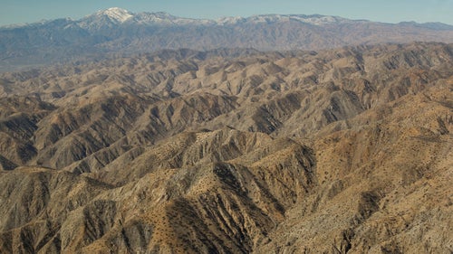 This amounts to some genius marketing, Dennis Schramm says: “People are gonna say, ‘What do you mean, snow? This is the desert!’” But lo—there it is, that white stuff you can see from down in Palm Springs. This monument, between Joshua Tree and the San Bernardino National Forest, climbs more than 10,000 feet from the valley floor (that’s “sand”) to the mountain peak (“snow”).
