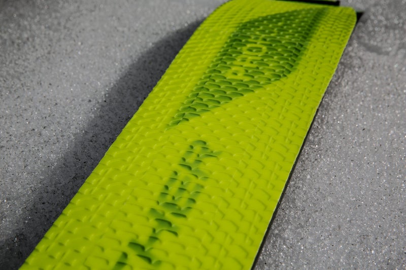 A detail of the scale pattern on the bottom of the Profoil.