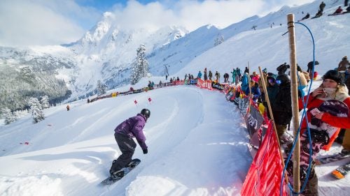 Thanks to an annual lottery system, the Banked Slalom offers fearless amateurs the chance to share the course with the biggest names in the sport. In 2015, 1,130 entrants competed for 95 slots. Organizers hold a qualifier specifically for locals in January.