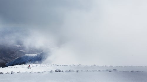 “One of the older, more-established Mount Washington site employees actually said to me, 'I just want you to know that we require our snowmobiles to have carbide spikes—on the tracks and even skis—because when the wind is more than 55 miles per hour, it can push lighter vehicles right off the road,’” Johnson told Red Bull. “That made me think: “Oh, shit, really—that can happen?