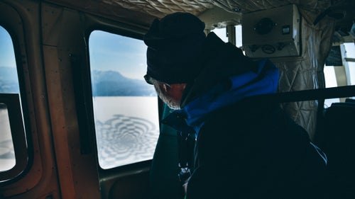 “Climate change makes things increasingly frenetic for me,” Beck says. “It means I spend hours and hours on airplanes trying to chase the snow.” Beck has worked to raise awareness about climate change through a clothing line inspired by his drawings, which helped make $20,000 for the non-profit Protect Our Winters.
