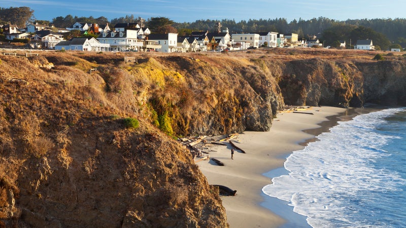 Mendocino cliffs.