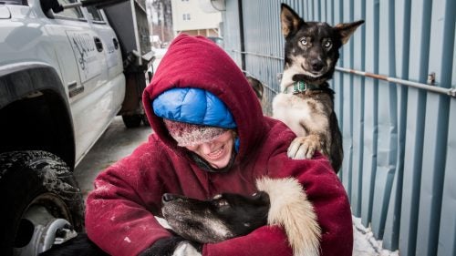 Paige Drobny, a Yukon Quest and Iditarod veteran, is also a fishery biologist and dogsled-builder for DogPaddle Designs, which she runs with her husband. Both will be racing in the Iditarod this year.
