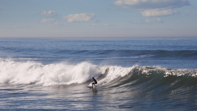 Pacific swell.