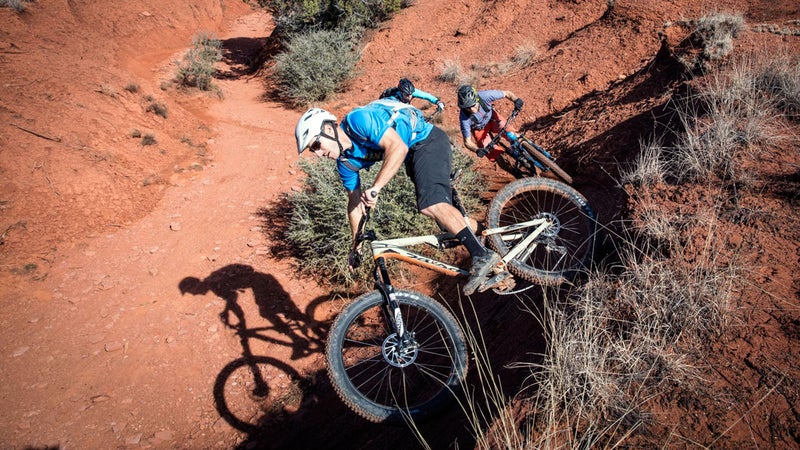 The most important word a biker needs to know on the trails: yield.