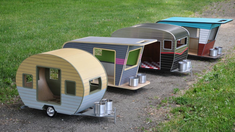 A stylish home for your favorite camping buddy.