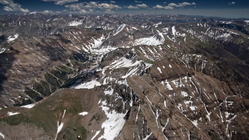 “I call it ‘Mr. Toad’s Wild Ride:’ Where winds come over a mountain range and descend on the east side into sizable plains or desert areas, the turbulence increases massively. The Bighorn Basin is in the upper right of the image, a veritable vacuum sucking the winds over these peaks and giving me one crazy ride. Here’s what I have to do when I hit a rotating column of horizontal air like this: one minute, I’m ascending with no choice, idle the plane in response, and go up like an elevator. Things quiet down, I add power, and then bam! I hit the descending air and at full power, I am descending. Rinse and repeat until I can find a way out of it.”