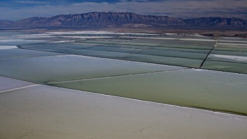 “Google Earth is one of my most valuable tools—I spend hours switching between satellite imagery and terrain mapping, looking for unusual features. These particular salt flats west of Ogden caught my eye. They’re a relatively small feature compared to the Salt Lake itself, which spans about 74 miles in length.”