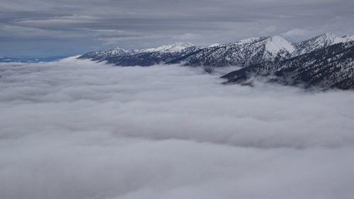 “I consider my home to be sailing above an overcast layer, detached entirely from the ground, floating above a sea of clouds. One of the problems with that idea is severe carburetor icing upon descending back to earth. If the right combination of moisture and temperature line up in the plane’s air intake system, it ices over and the engine quits. This is the closest I came to that happening—as I passed through the moisture layer in a hole in the clouds, the engine coughed and sputtered, but I was able to save the situation.”