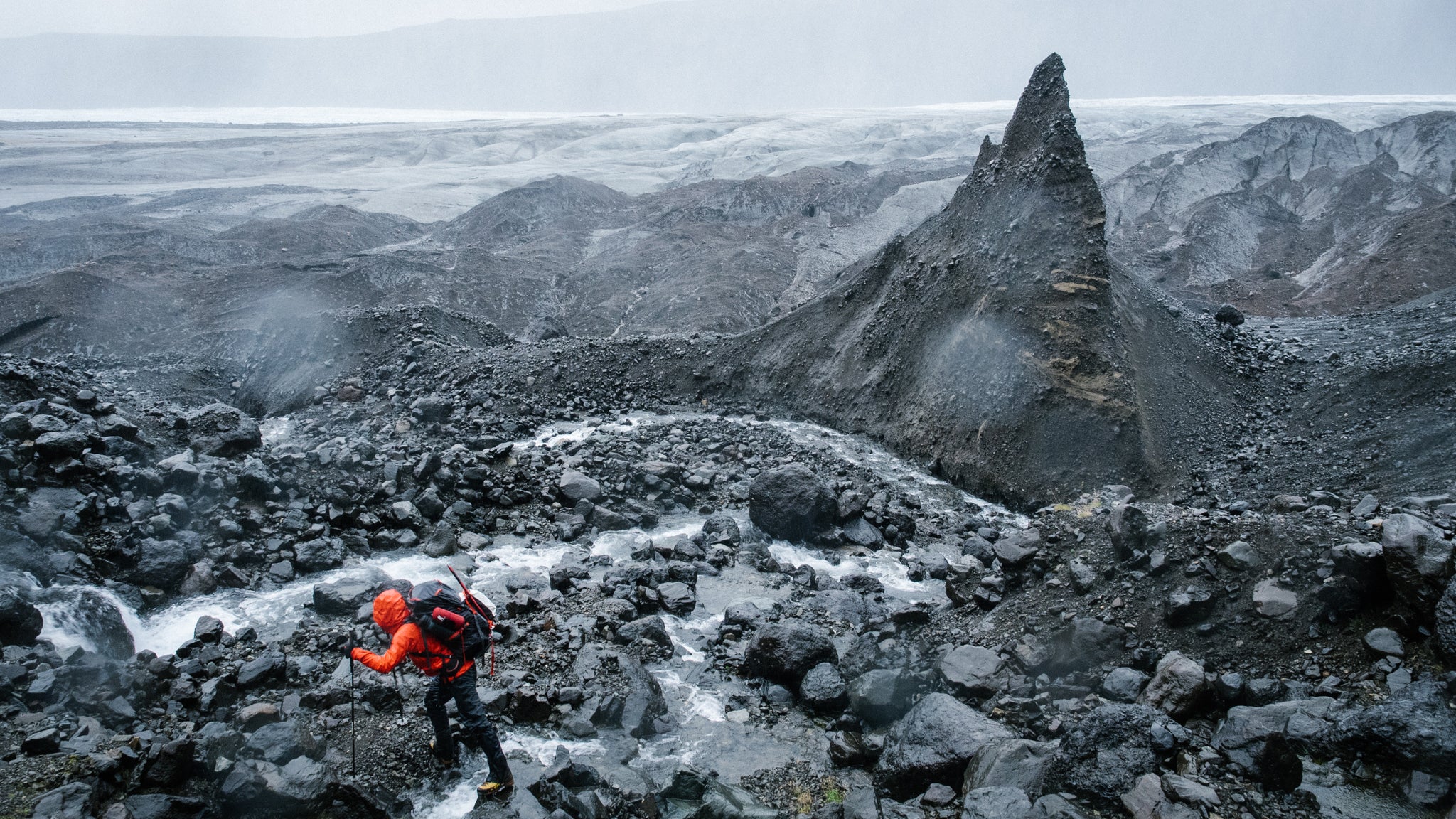 Chris, mountain climbing in Iceland, a year ago.