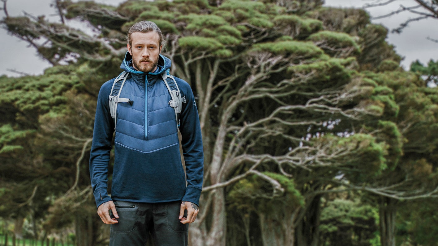 Zoned areas of MerinoLoft across the chest and hood add a significant level of insulation to what will otherwise be a very breathable mid-layer.