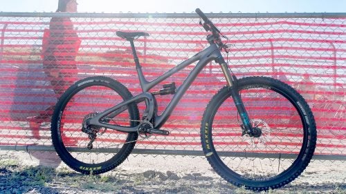 The aggressive Yeti SB5.5C, built around the company’s well-respected Switch Infinity Link, is a 140-millimeter-travel 29er that toes the line between an all-mountain bike and a true DH rig. The X01 build costs $6,999.