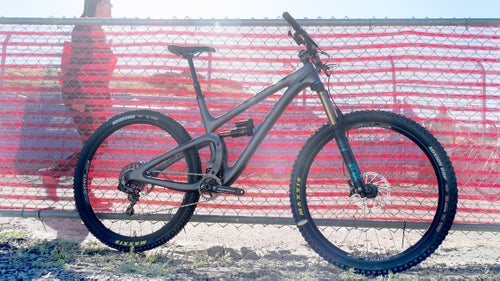 The aggressive Yeti SB5.5C, built around the company’s well-respected Switch Infinity Link, is a 140-millimeter-travel 29er that toes the line between an all-mountain bike and a true DH rig. The X01 build costs $6,999.
