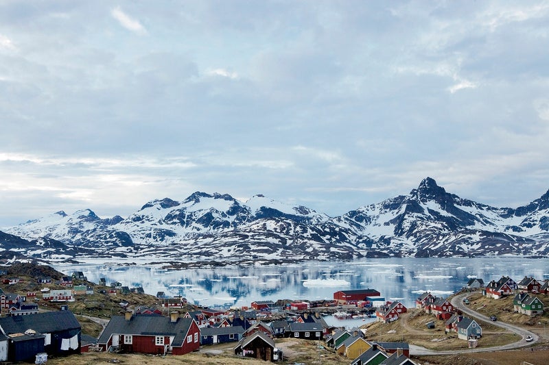 Tasiilaq at midnight