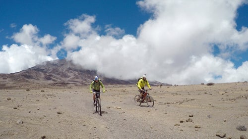 The blast down to the bottom had more moments of blood and bruising, but nothing critical. Our summit mission accomplished, we set off for the next stage: traveling through Tanzania and Kenya to see the work done by World Bicycle Relief.