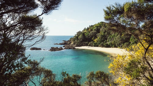 This hidden beach is on the North Island, north of Auckland. Most tourists drive straight to Cape Reinga, the northernmost point of the country, without pausing at Whale Bay. But Lolos asked his Instagram followers for beach recommendations, and the locals told him to visit this beach. Because it was in September, early spring in New Zealand, he had the area to himself. “You’d drive past it if you didn’t know what you were looking for,” says Lolos.