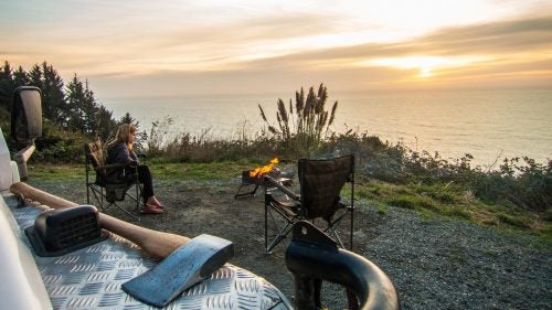 The Oregon Coast. The family is currently running a Kickstarter to fund a “how-to” book about overlanding.