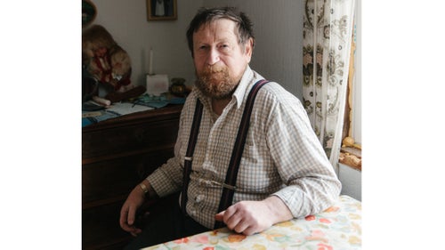 Simun Hanssen in Svínoy village. Population: 22. Simun is a retired sailor who collects messages in bottles on the shores of Svinoy Islands as a hobby. So far, Simun has already collected around 70 stranded bottled with messages, mostly coming from Canada.