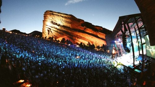 Arguably the world’s coolest concert venue, Red Rocks Amphitheater hosts a nonstop lineup of A-list acts from May to October. This year’s list ranges from the Lumineers to Bob Dylan.