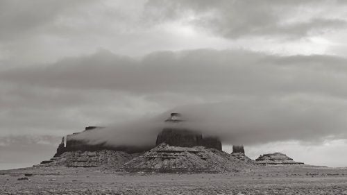 On this particular morning in early November, I awoke early to an unexpected snowstorm. I jumped into my car and drove as quickly as I could toward Monument Valley, Navajo Tribal Park, and captured this image just from the side of the road.