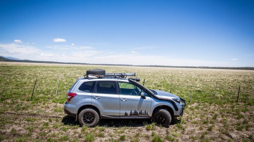 It’s easy to drop a lot of money building an overland rig, so it was refreshing to see vehicles like Nathan Mendenhall’s 2014 Subaru Forester 2.5i. The Phoenix native took a run-of-the-mill crossover and built it into a full-blown adventure vehicle with smart modifications like skid plates, a suspension lift from Primitive Racing, and large all-terrain tires. Add an ARB awning, dual-battery system, and a fridge, and Mendenhall says he has a family camping wagon that’ll go anywhere yet still average 21 miles per gallon—all for $30,000.