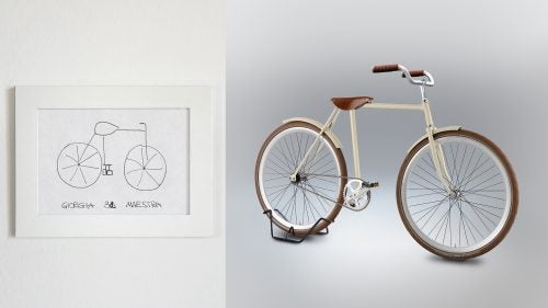 I liked Giorgia’s drawing for its odd pedals, which look a bit like stirrups.