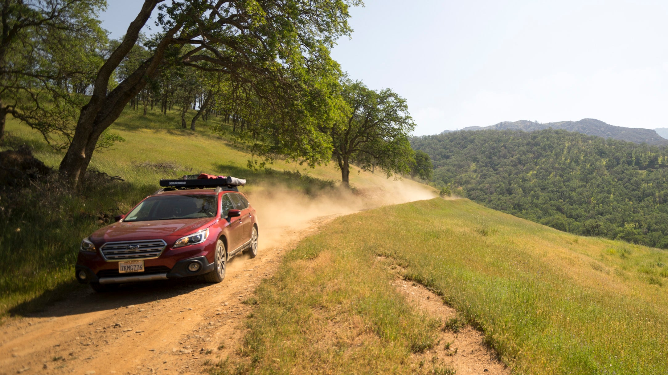 Even in mild conditions like this dirt road in the Sierra Nevada, you are at much higher risk of punctures than you would be on a paved surface. 