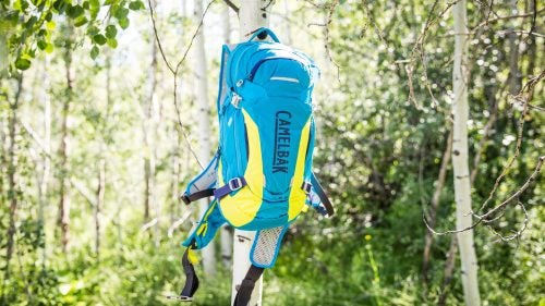 We’re fans of the low-riding bladder system CamelBak put in its Skyline 10LR pack because it carries so well on the trail. This year, the company added that system to its classic M.U.L.E. pack and redesigned the three-liter bladder so it has a significantly improved on-off lever, better lid, and bigger hose with 20 percent more water flow. Available in October along with the women’s-specific Lux pack.