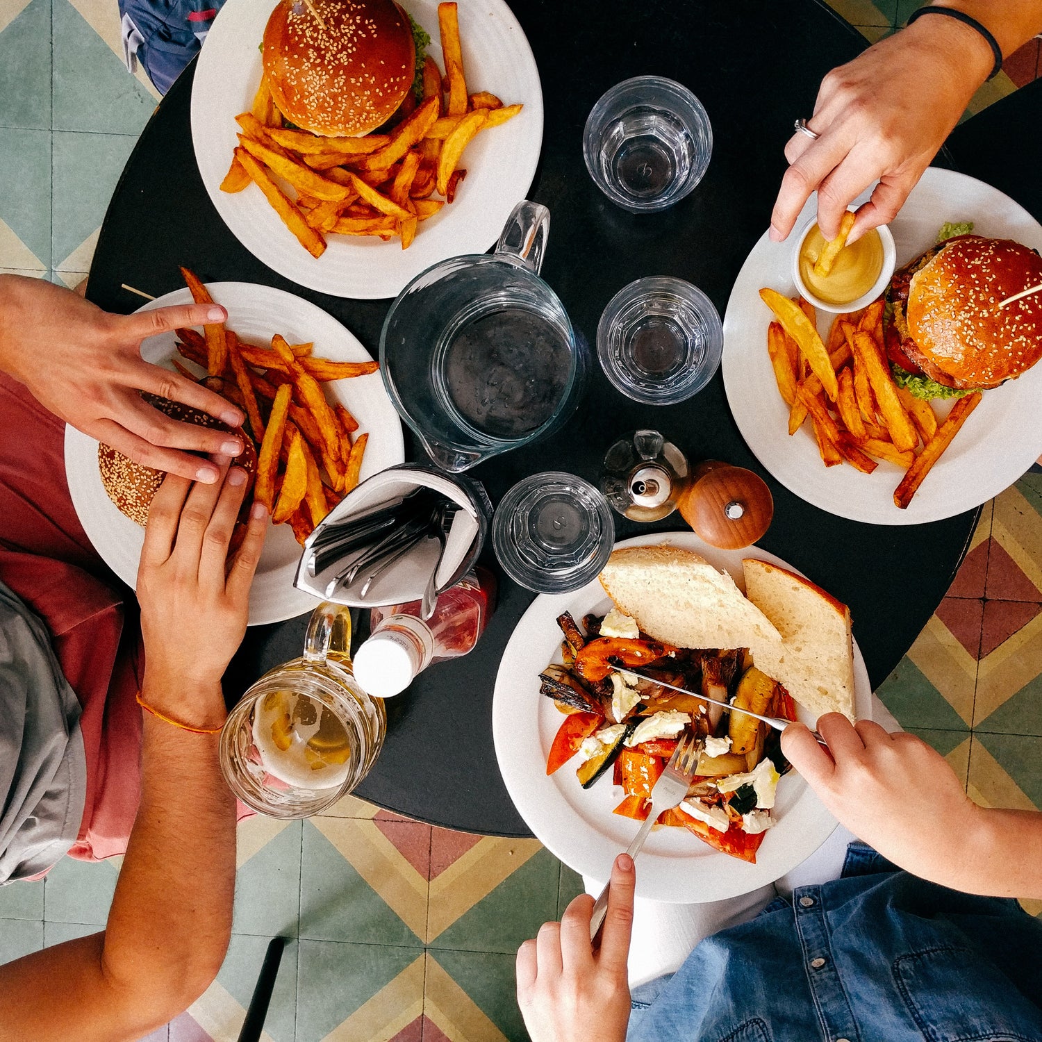 Yes, a lot of your options will probably involve really good burgers. But you're in America, aren't you?