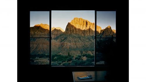 John Pfahl’s 1980 series “Picture Windows” set out to capture the beauty of our parks through the windows that naturally framed the landscape as if it were already printed and framed.