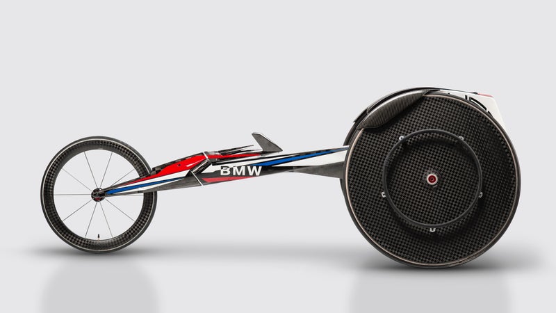 Six athletes on the USA Track and Field team will compete at the Paralympics this September in custom carbon-fiber wheelchairs dreamed up by Designworks, BMW’s Southern California design firm.