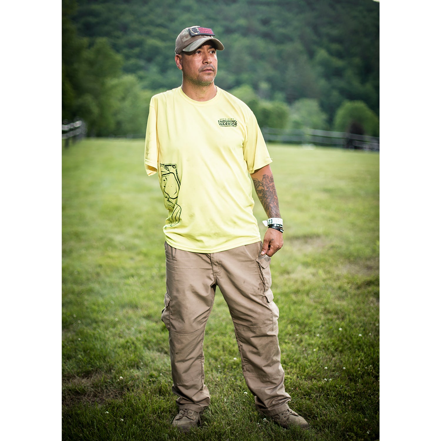 Norbie Lara joined the US Army in 1995 was deployed to Iraq. In June 2004, while on combat patrol, an RPG struck Lara’s vehicle. The RPG penetrated the firewall and severed his arm. Shrapnel from the explosion also ripped through Lara's body, lacerating his liver and causing severe lung damage as well. Lara proudly competes in Spartan races on team Operation Enduring Warrior.