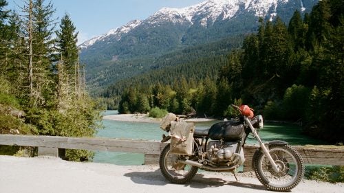 “Camping by motorcycle, you can go anywhere you want,” says Crowe, who has ridden from Whistler to southern Argentina.