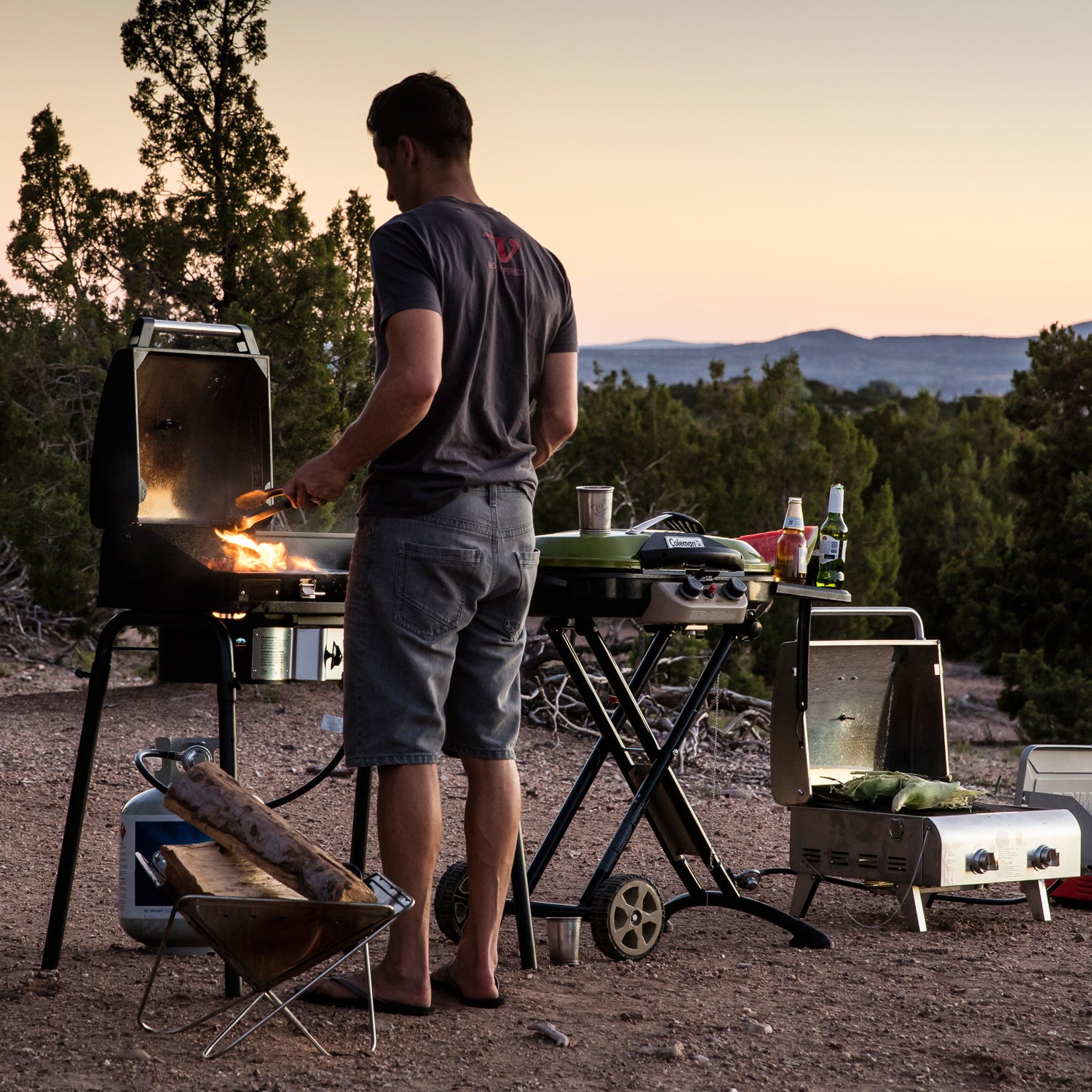 Cooking outside is food for the soul