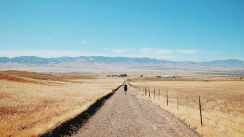 This may be an ordinary view for many who live in the U.S., but it was certainly a new type of landscape for me.