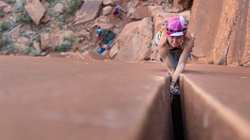 Brette Harrington is another rising talent Reel Rock 11 places right in front of the camera. This project follows Harrington from her home in British Columbia through some of America’s great rock destinations and finally to a free solo in Patagonia.